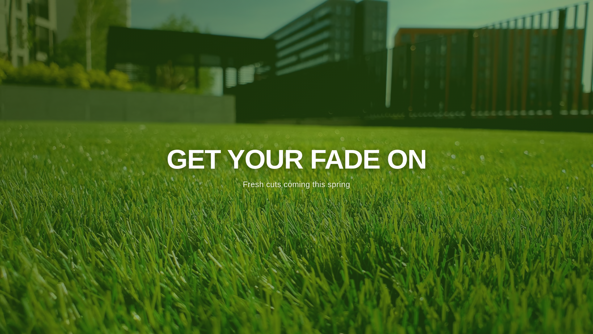 website screenshot of https://hplawnfades.com