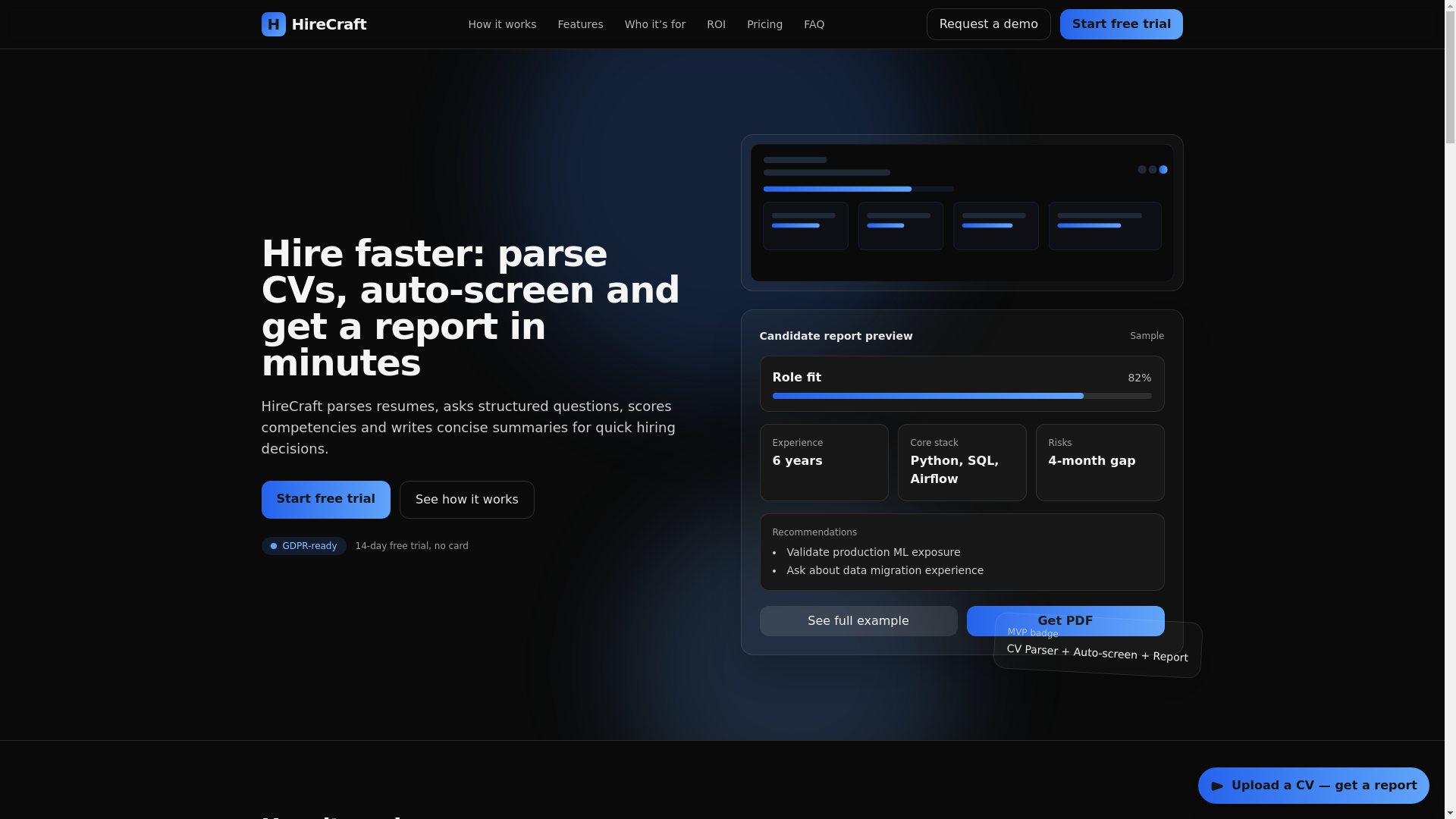 website screenshot of https://craftnyfox.xyz/