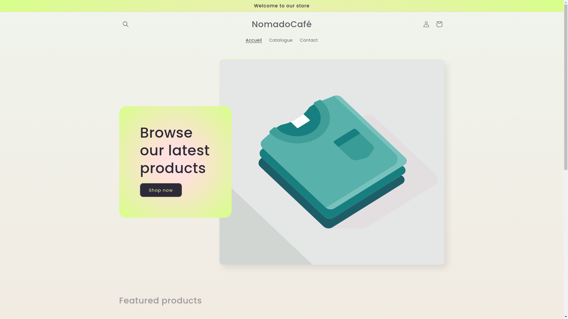 website screenshot of https://nomadocafe.fr/