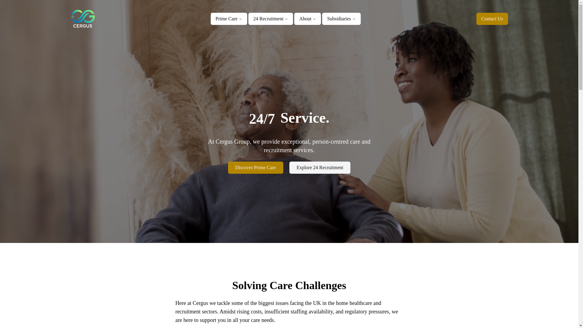 website screenshot of https://cergus.pages.dev/