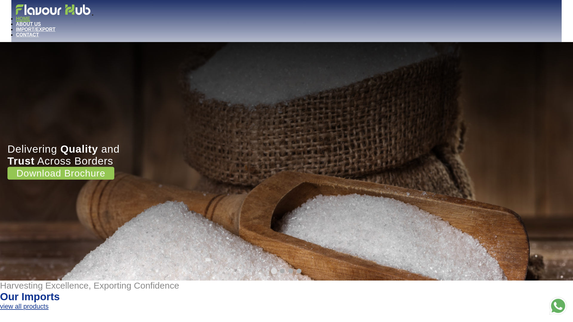 website screenshot of https://flavour-hub.pages.dev/