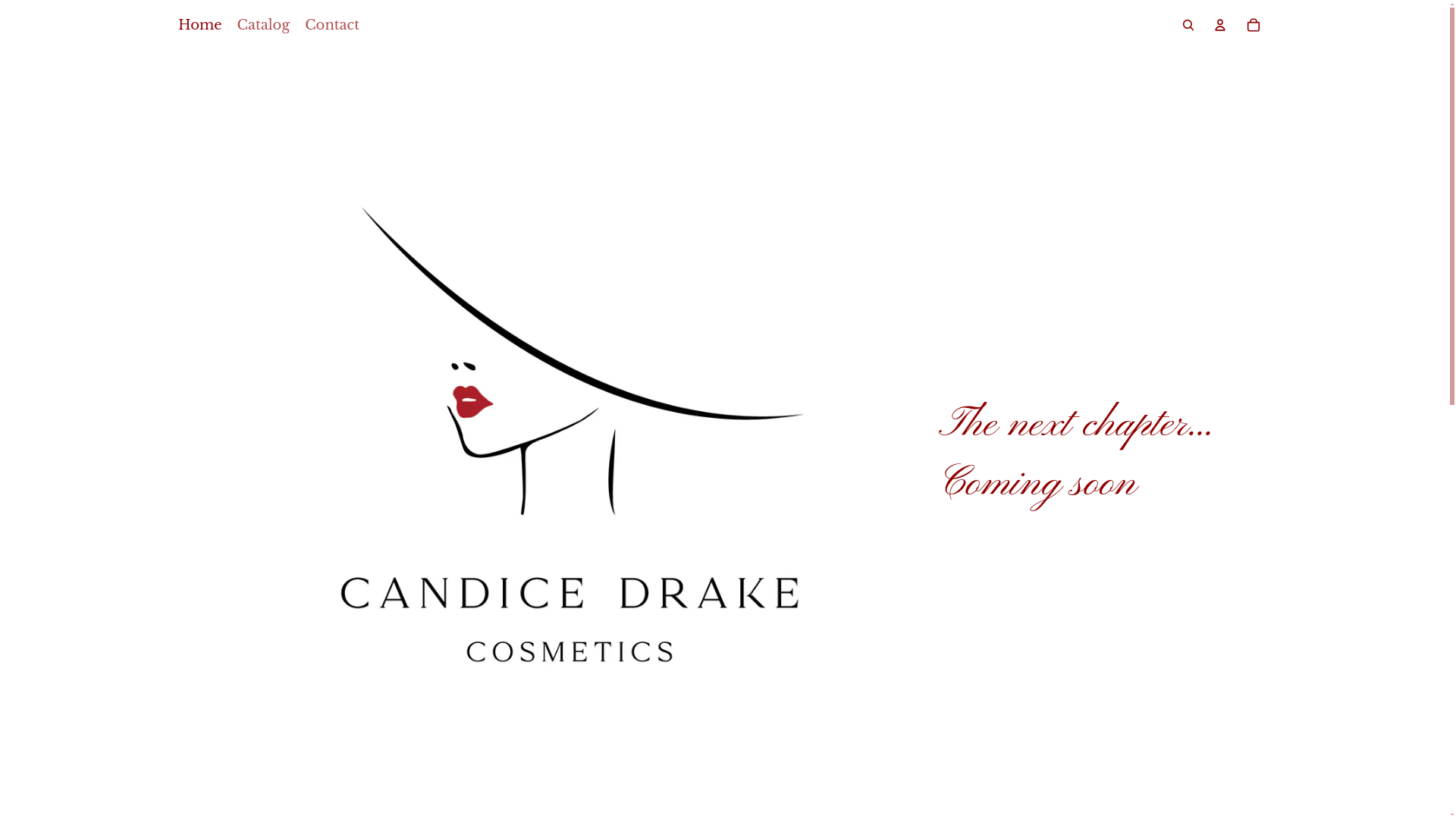 website screenshot of https://candicedrake.com/