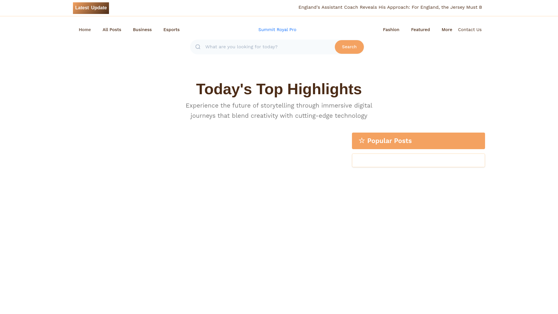 website screenshot of https://summitroyalpro.nl/