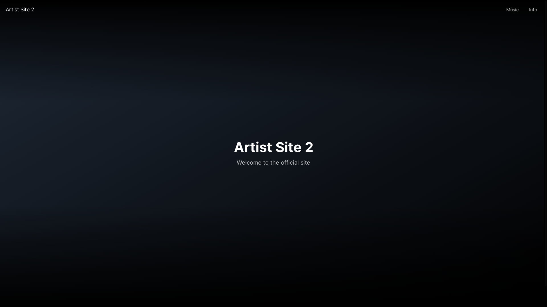 website screenshot of https://artist-d2dc8f05d938a778.pages.dev/