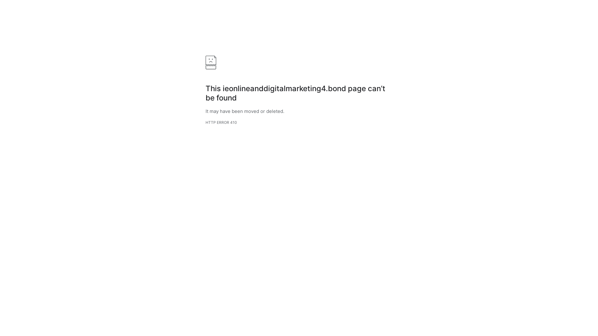 website screenshot of https://ieonlineanddigitalmarketing4.bond/