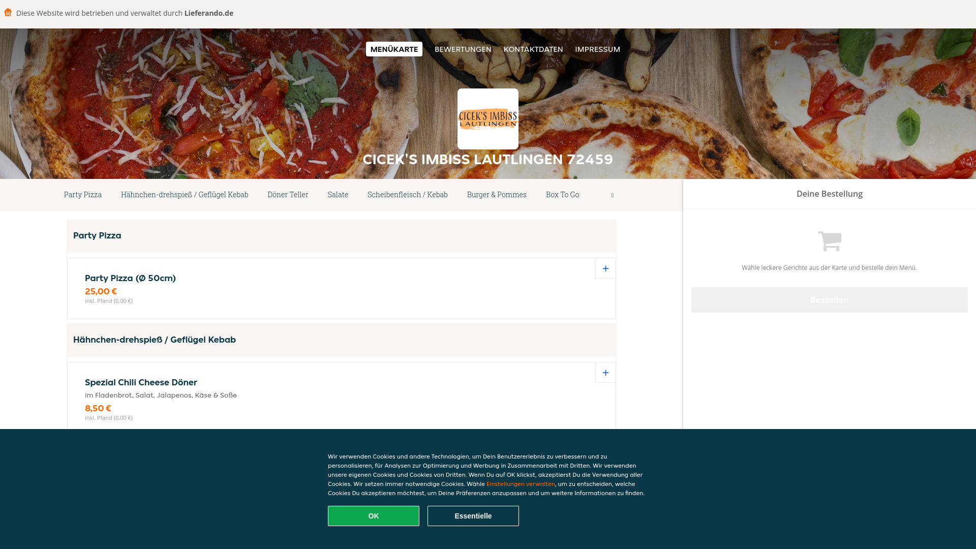 website screenshot of https://ciceksimbisslautlingen-albstadt.de