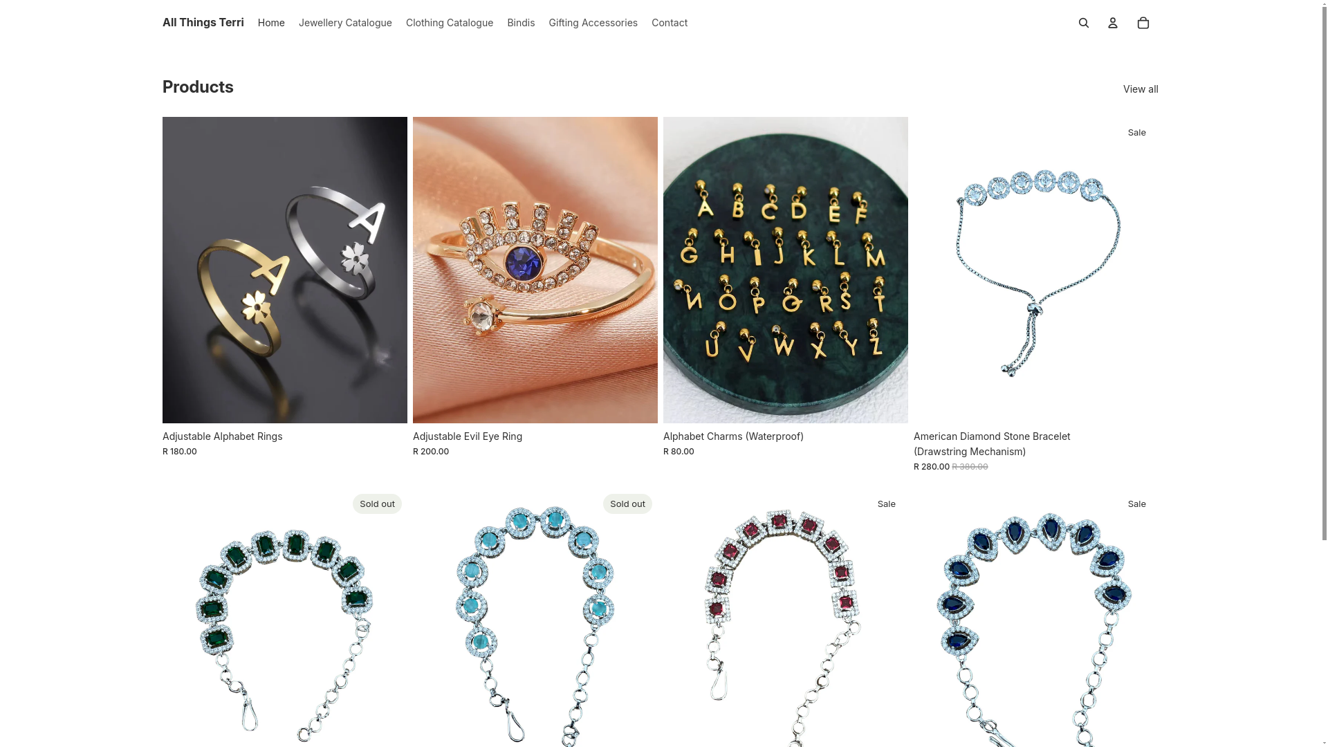 website screenshot of https://terrisingh.com/