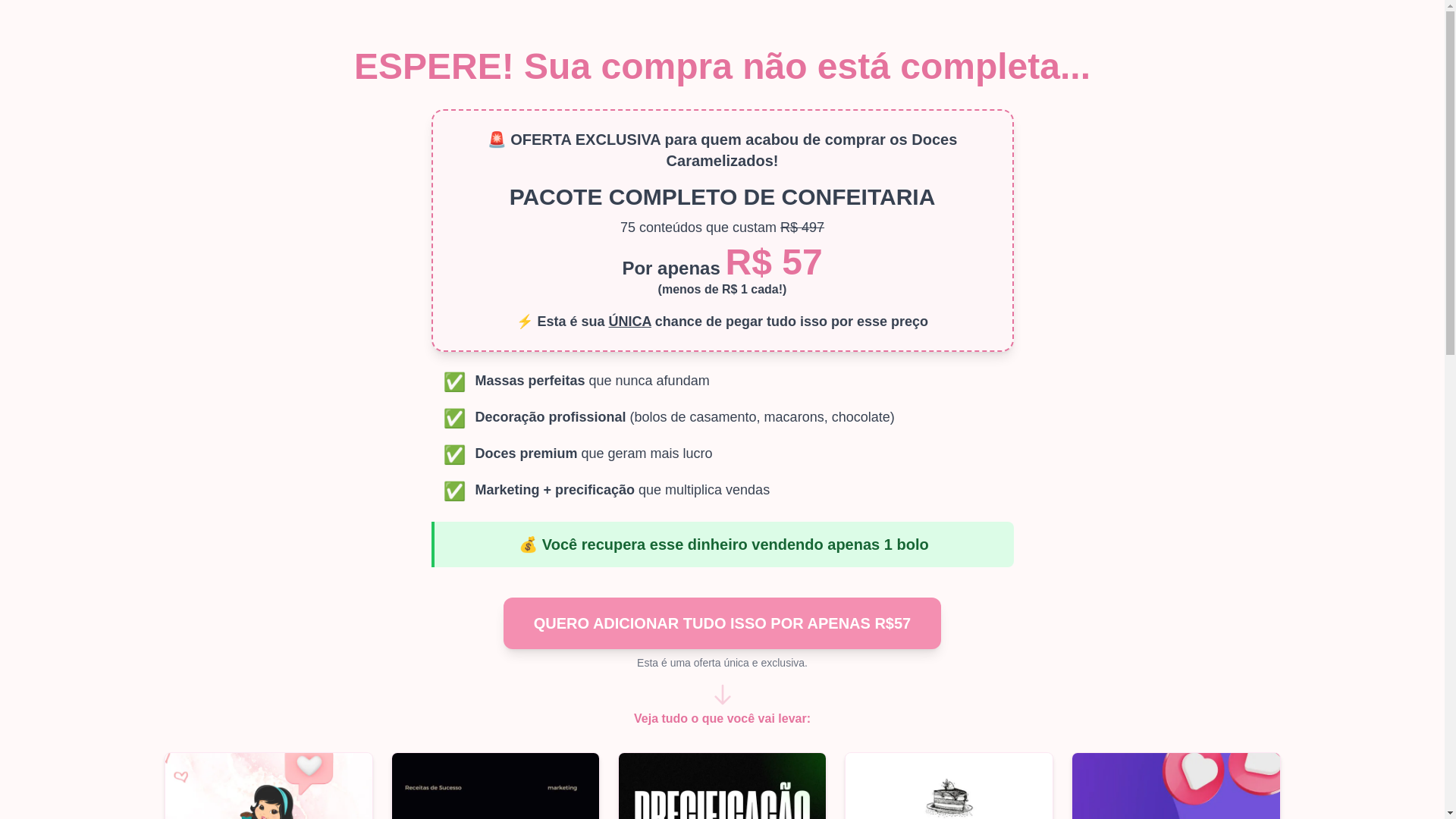 website screenshot of https://vever-confeitaria.pages.dev/