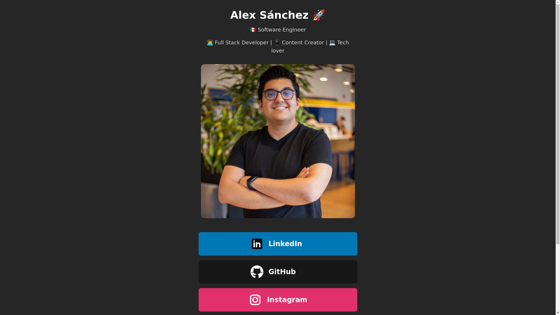 website screenshot of https://alexsanlo.pages.dev/