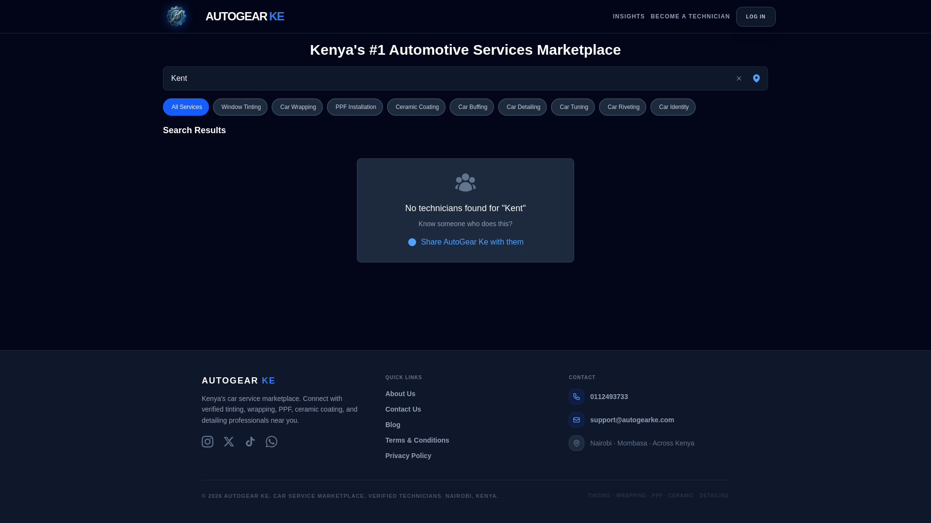 website screenshot of https://autogearke.pages.dev/