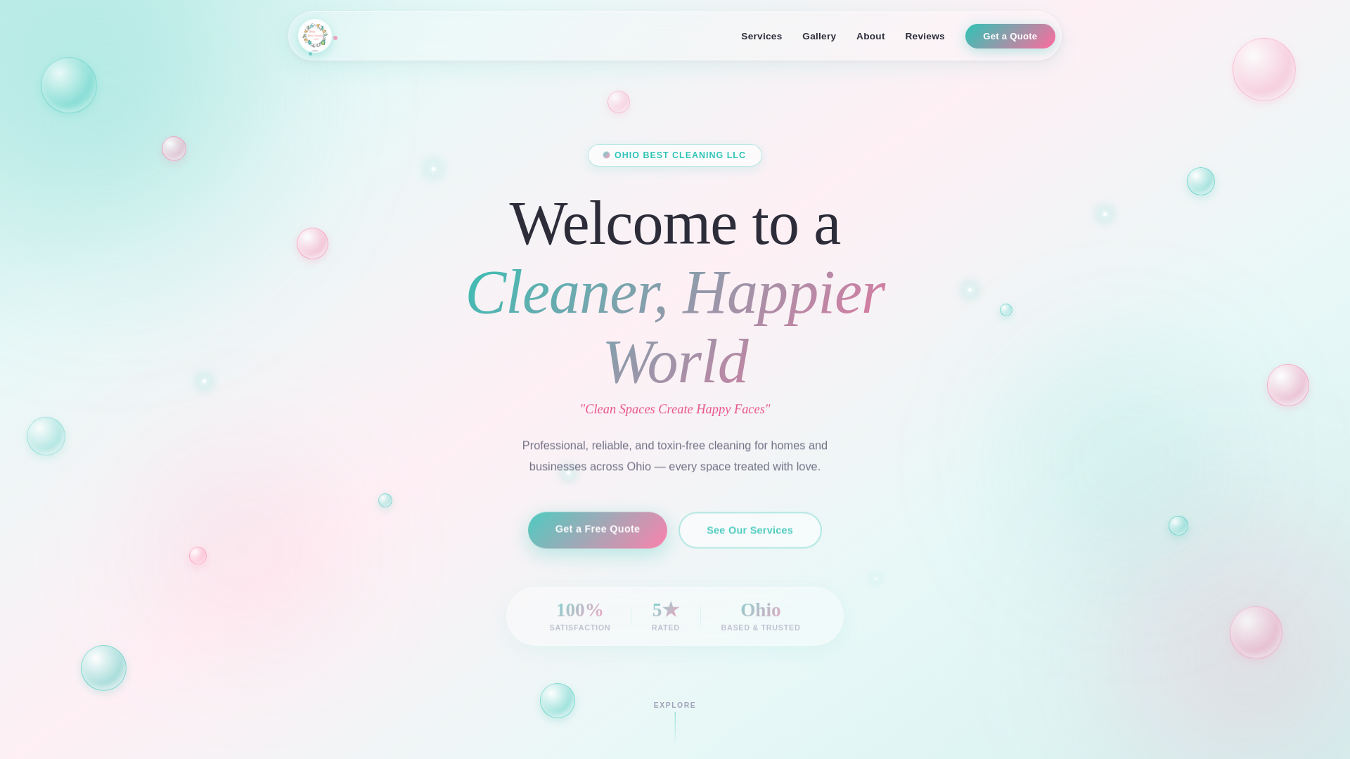 website screenshot of https://ohiobestcleaningllc.com/