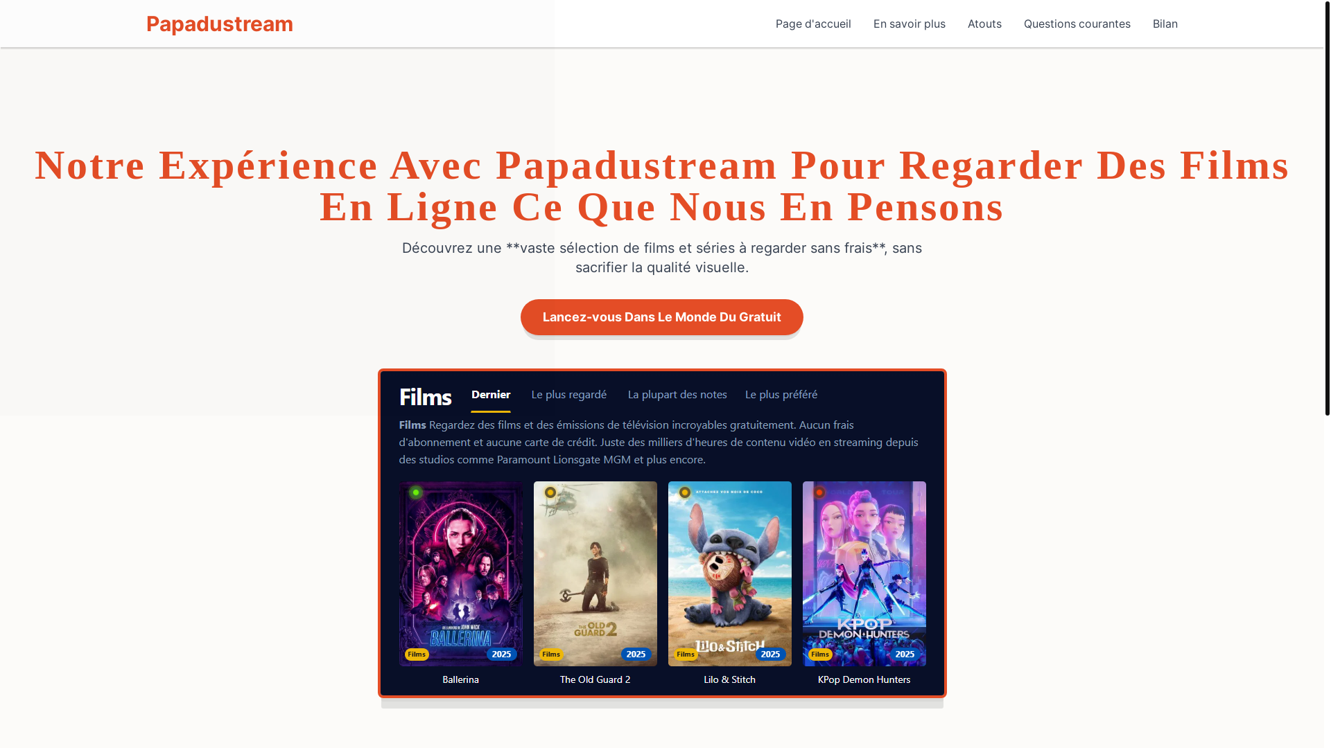 website screenshot of https://papadustream-mk5v-6x8.pages.dev/