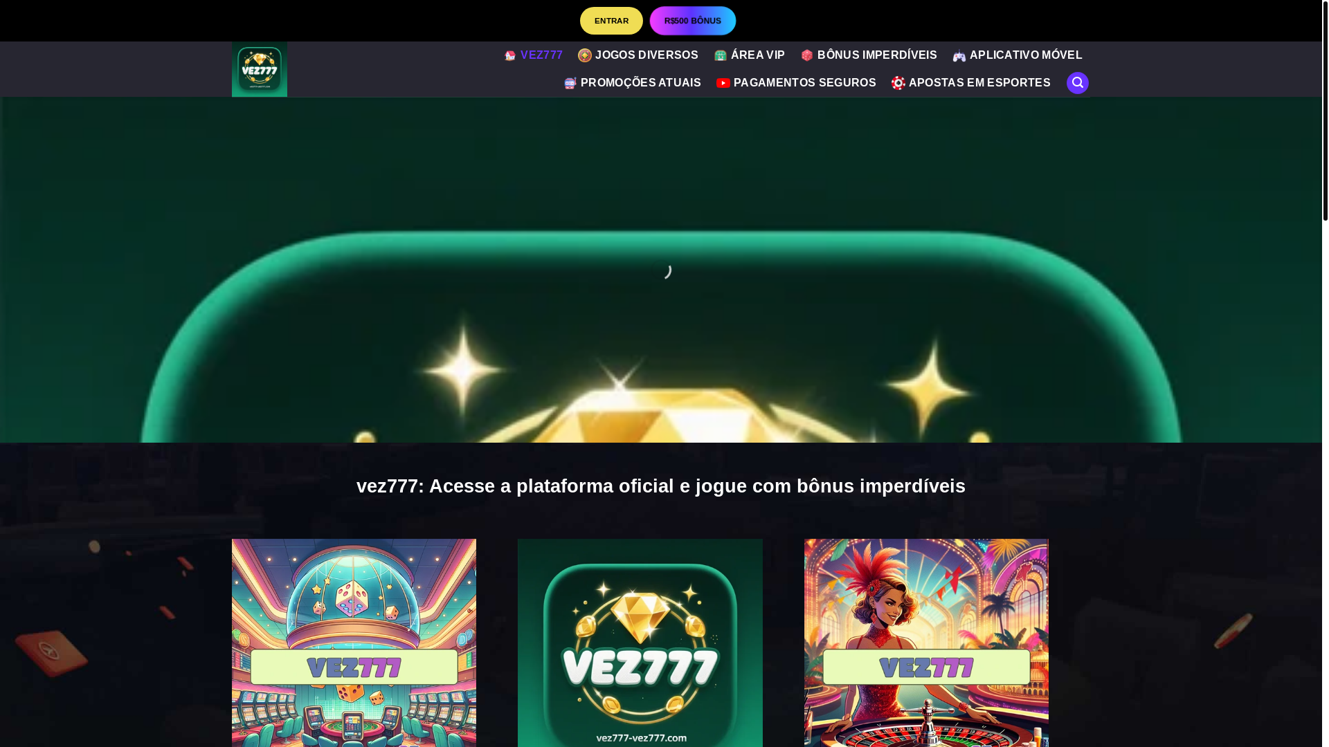 website screenshot of https://vez777-vez777.com/