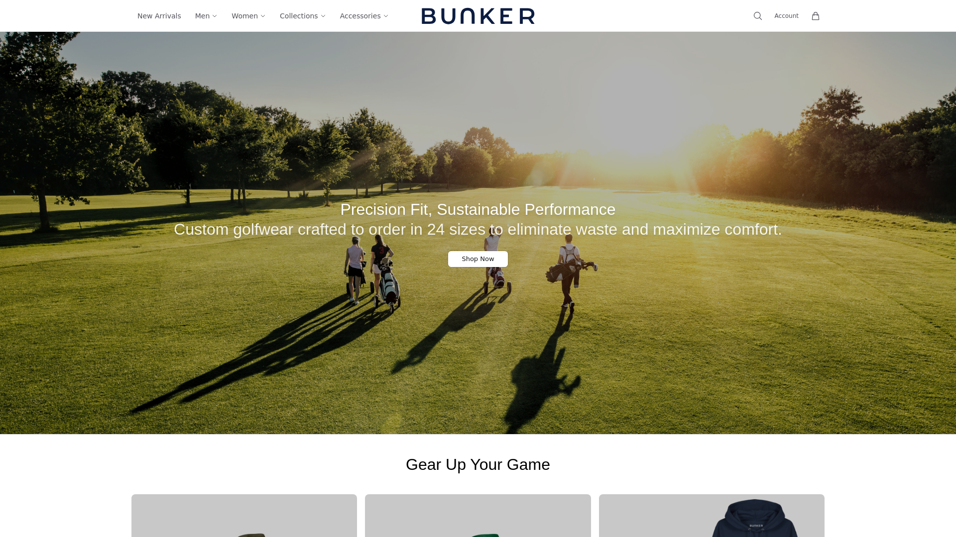 website screenshot of https://bunkermentalityfashion.shop/