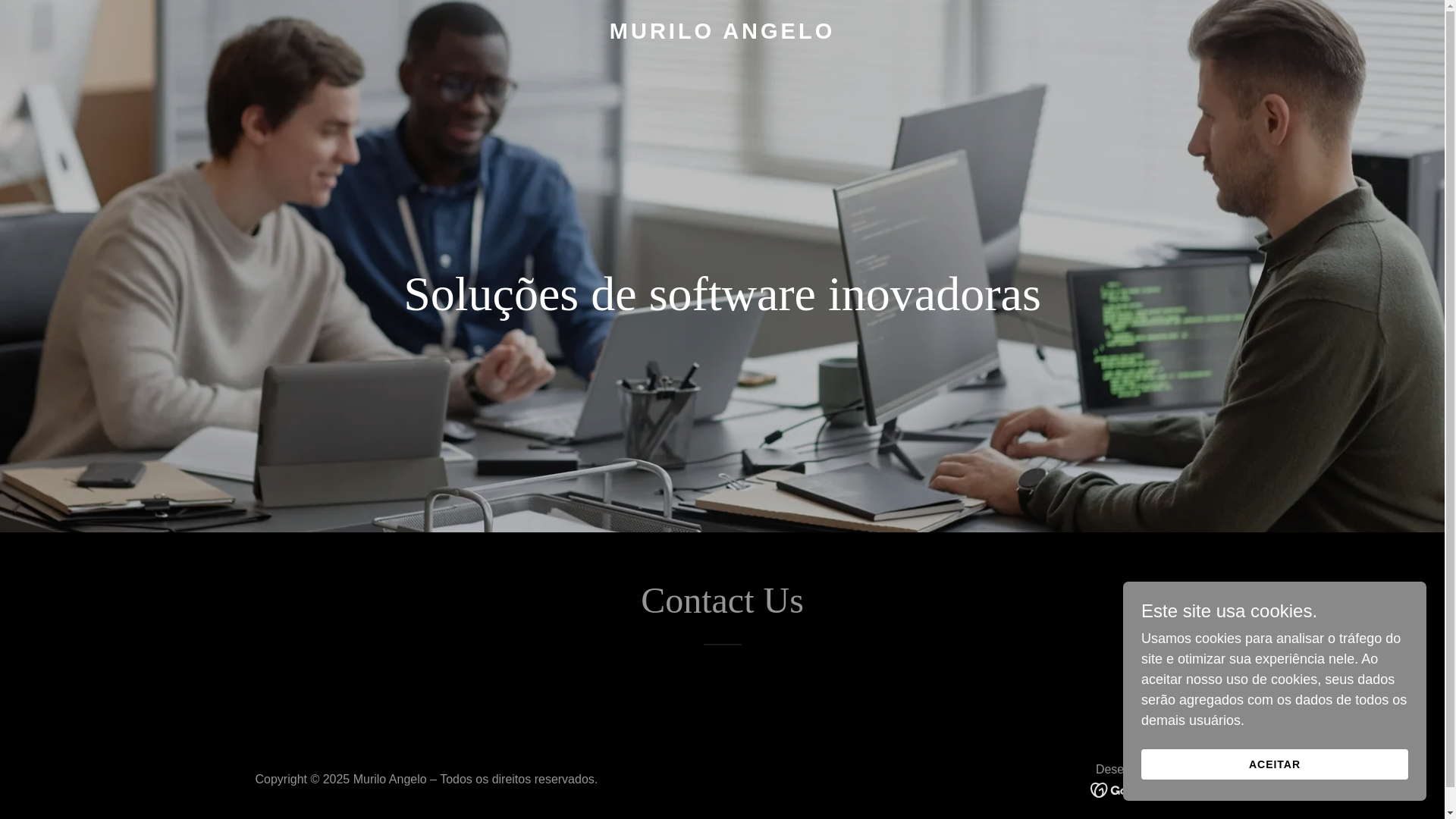 website screenshot of https://muriloangelo.dev/