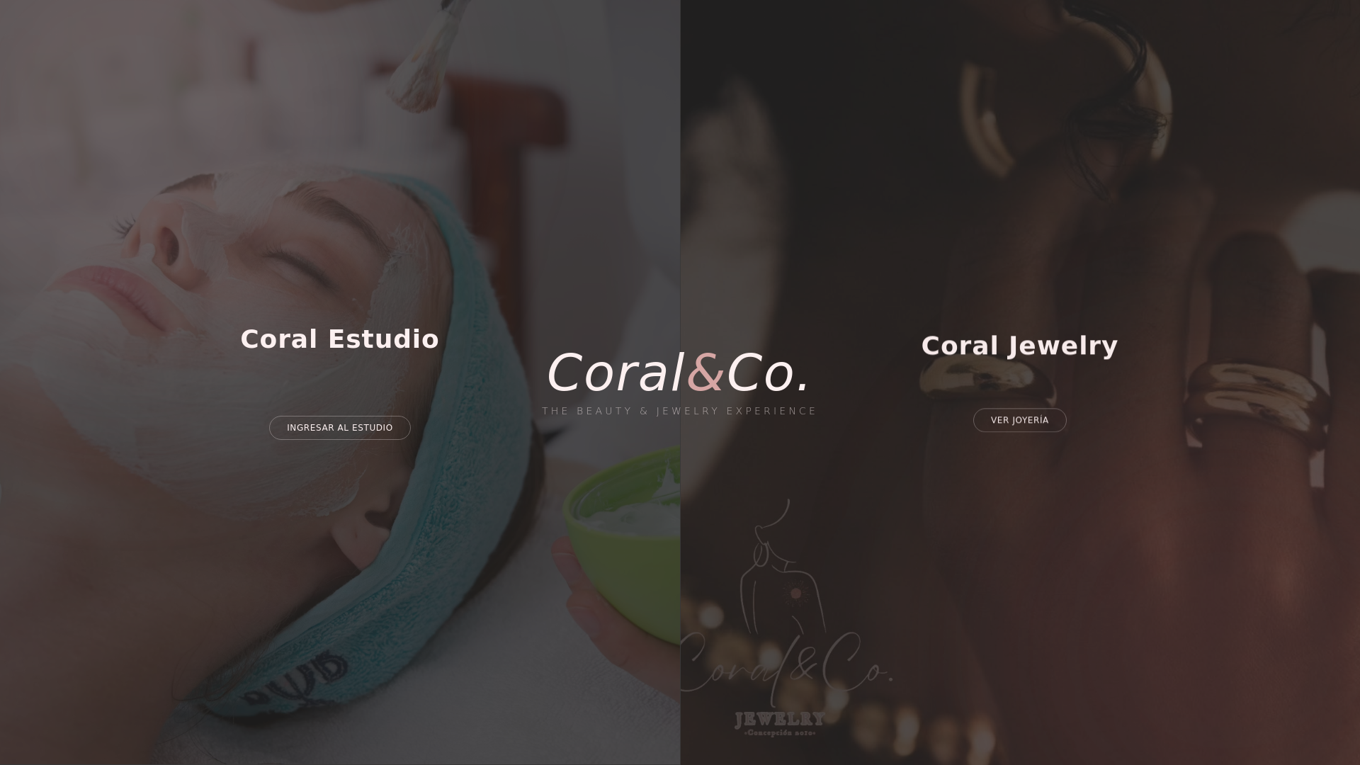 website screenshot of https://coral-estudio.pages.dev/