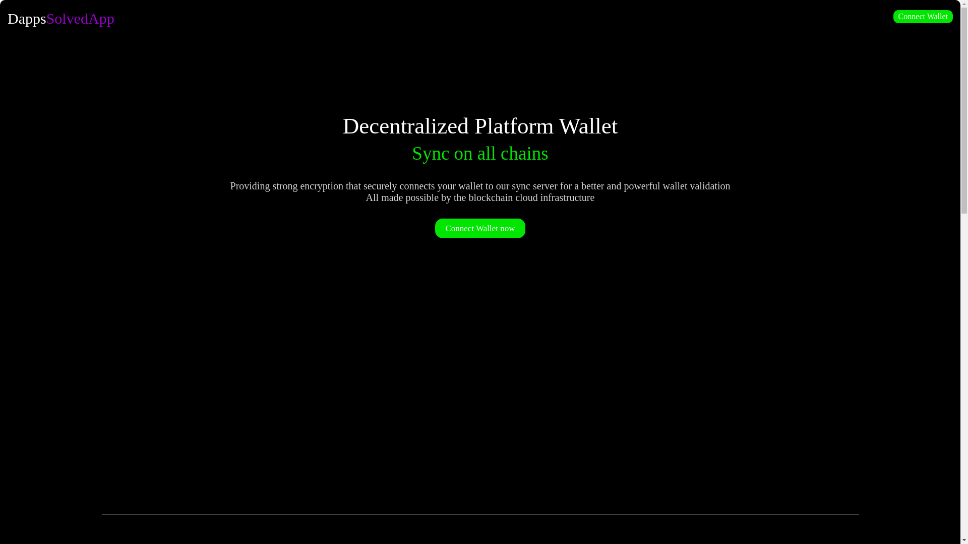 website screenshot of https://mainet-dappsfix.pages.dev/