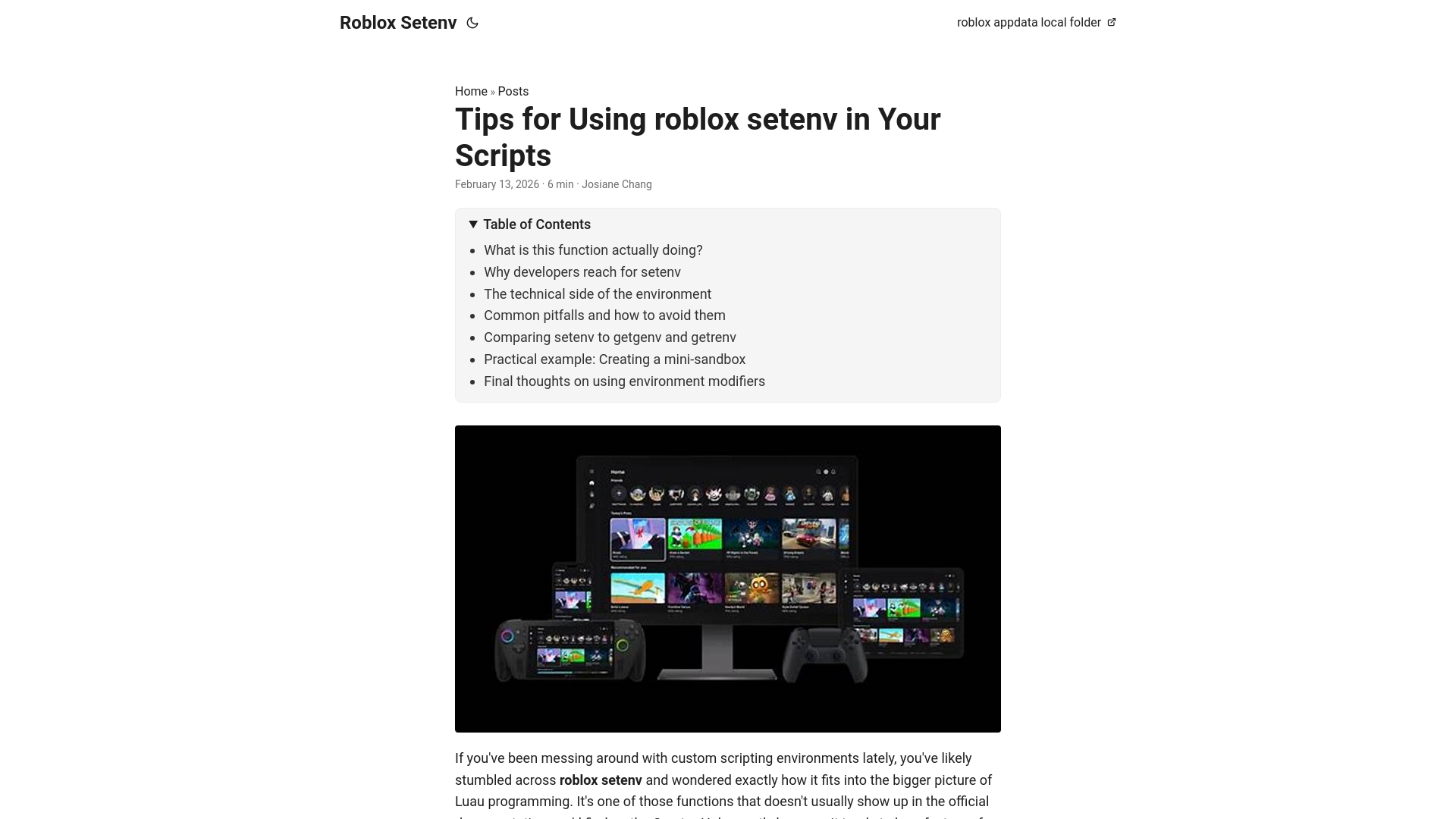 website screenshot of https://roblox-setenv.pages.dev/
