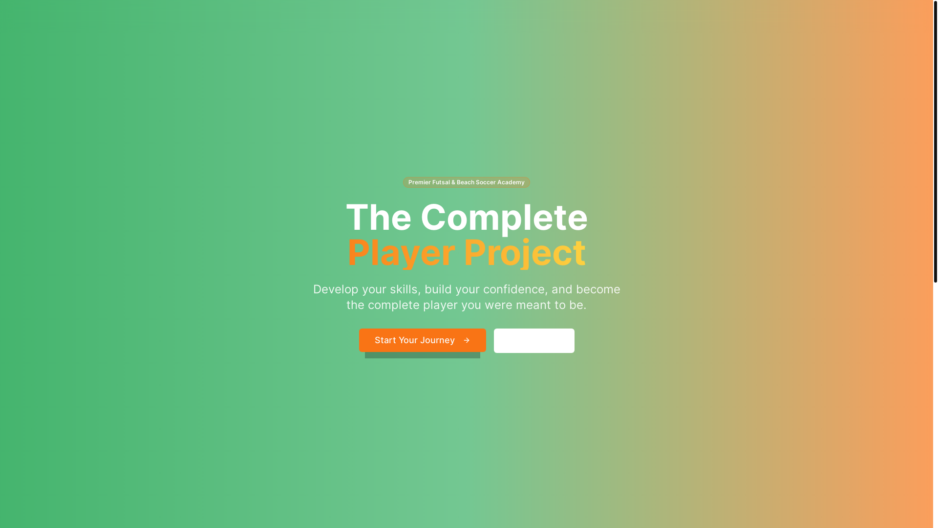 website screenshot of https://completeplayerproject.com/