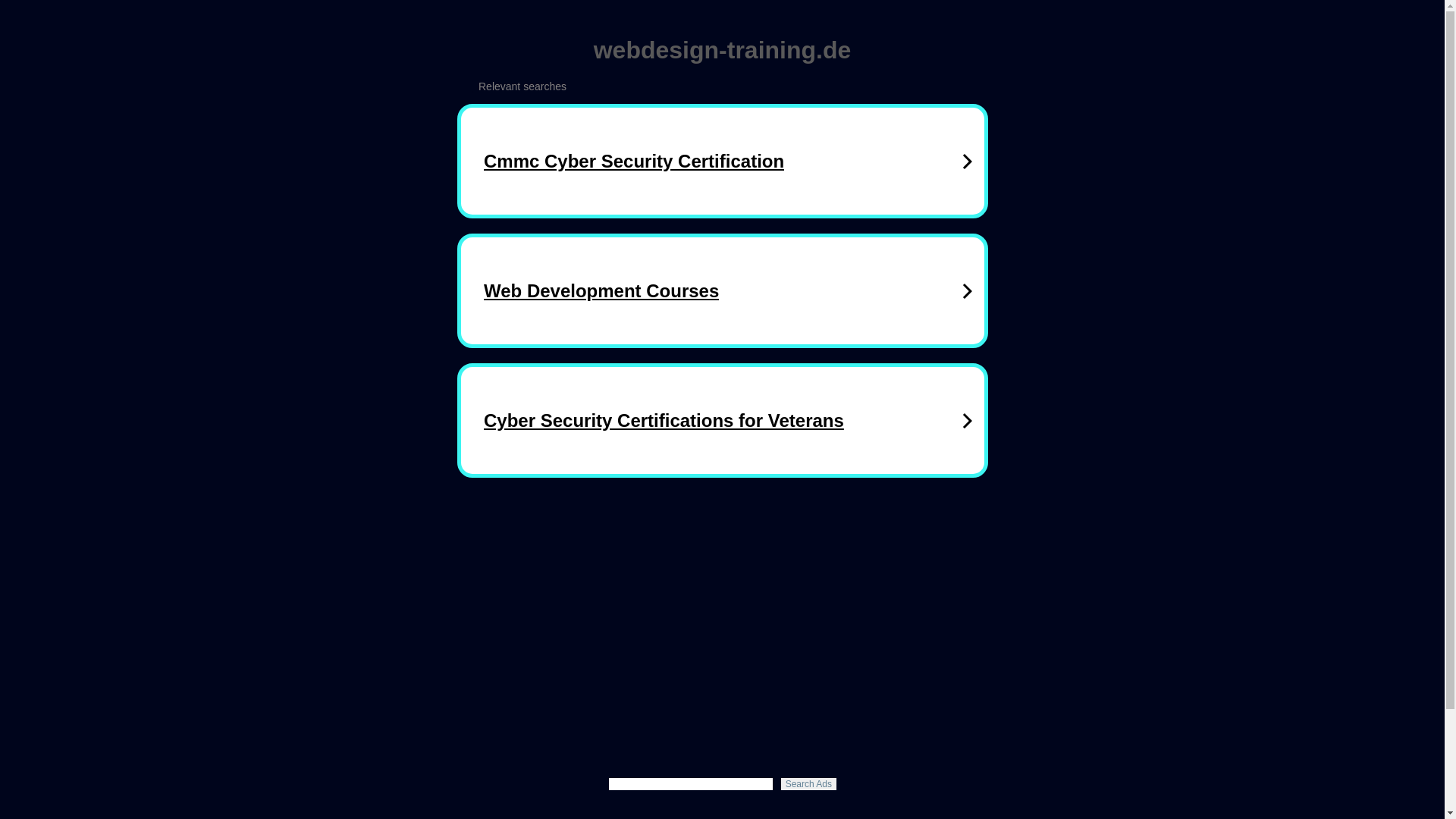 website screenshot of https://webdesign-training.de/