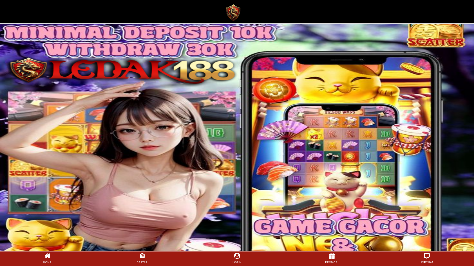 website screenshot of https://podcast-ledak-thehappyhearthstone.pages.dev/