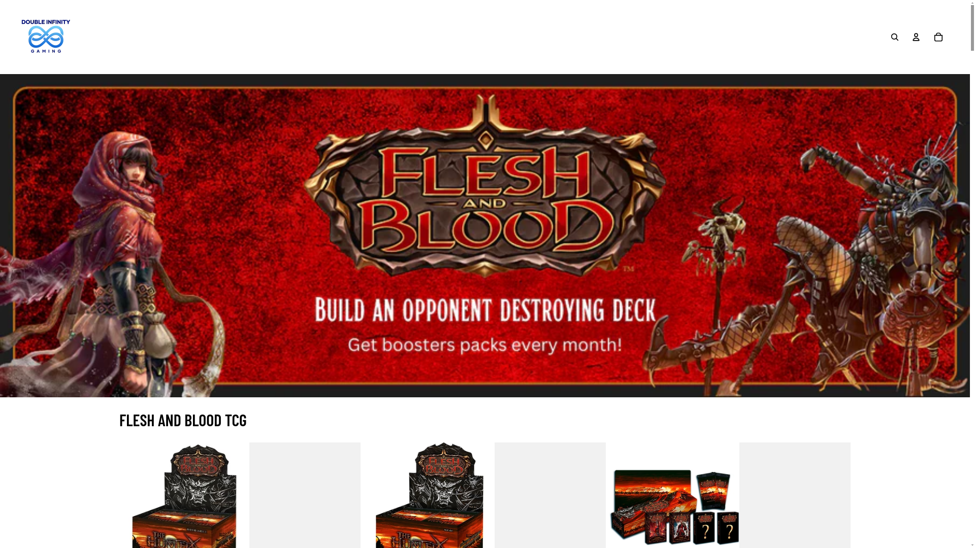 website screenshot of https://doubleinfinitygaming.us/