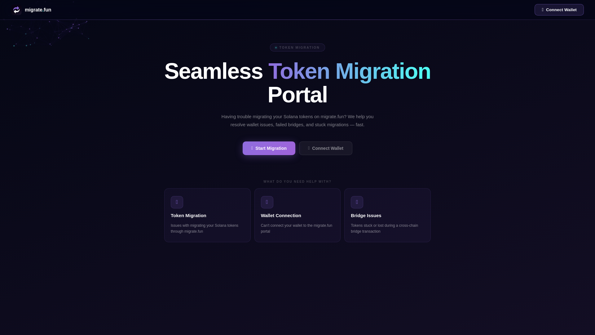 website screenshot of https://funmigrate.com