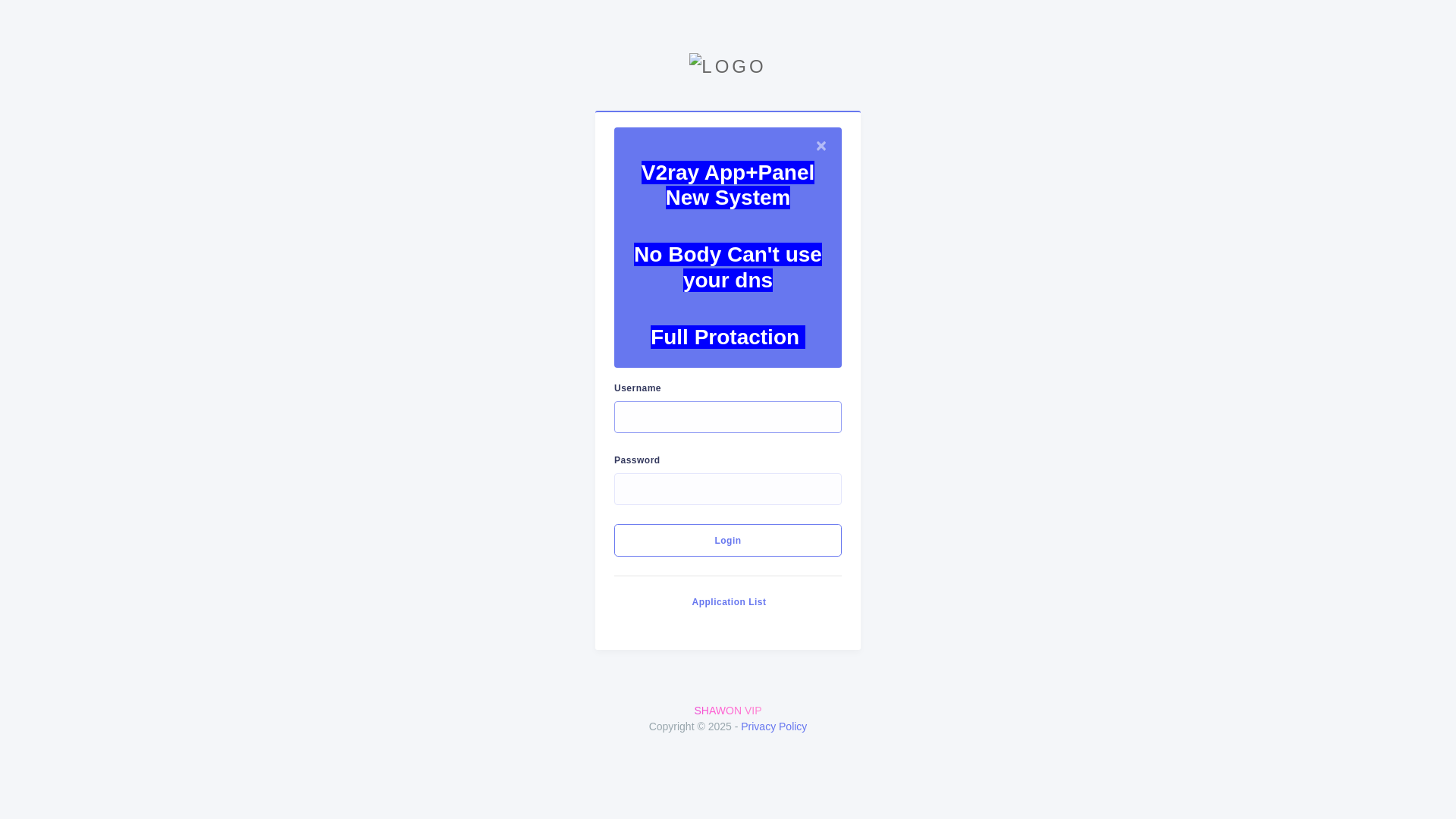 website screenshot of https://mizanv2ray.xyz/