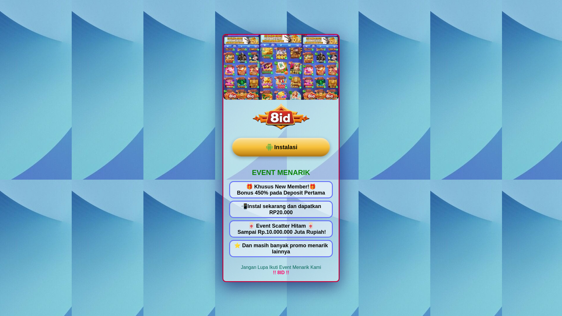 website screenshot of https://iklanbaguss.pages.dev/
