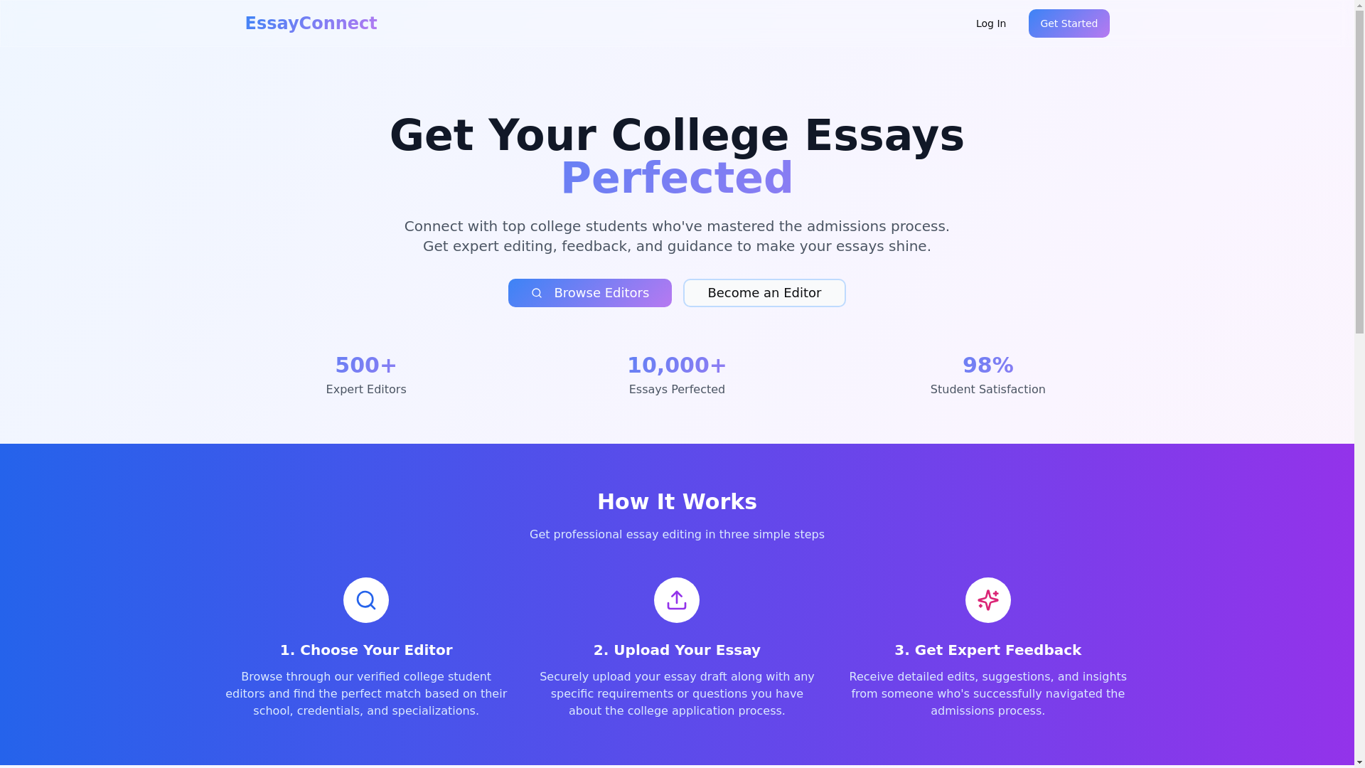 website screenshot of https://myessaycrew.com/