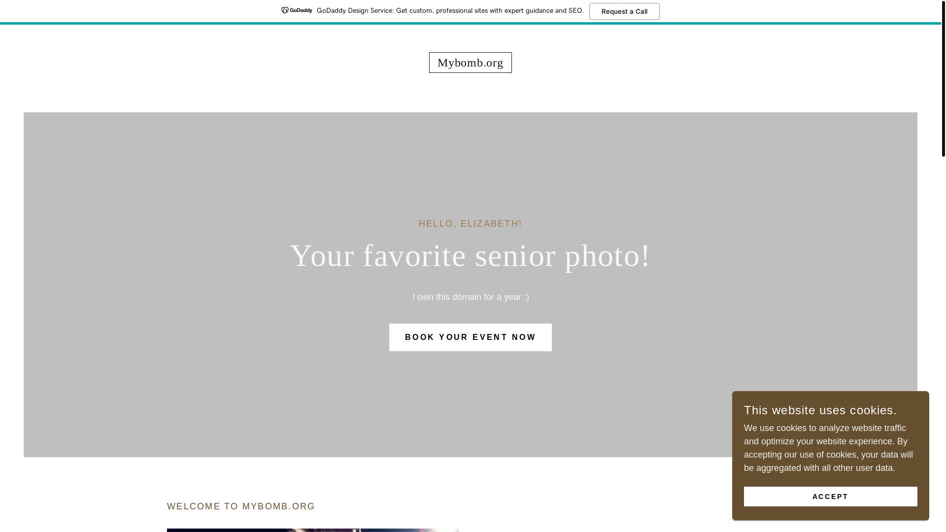 website screenshot of https://mybomb.org/