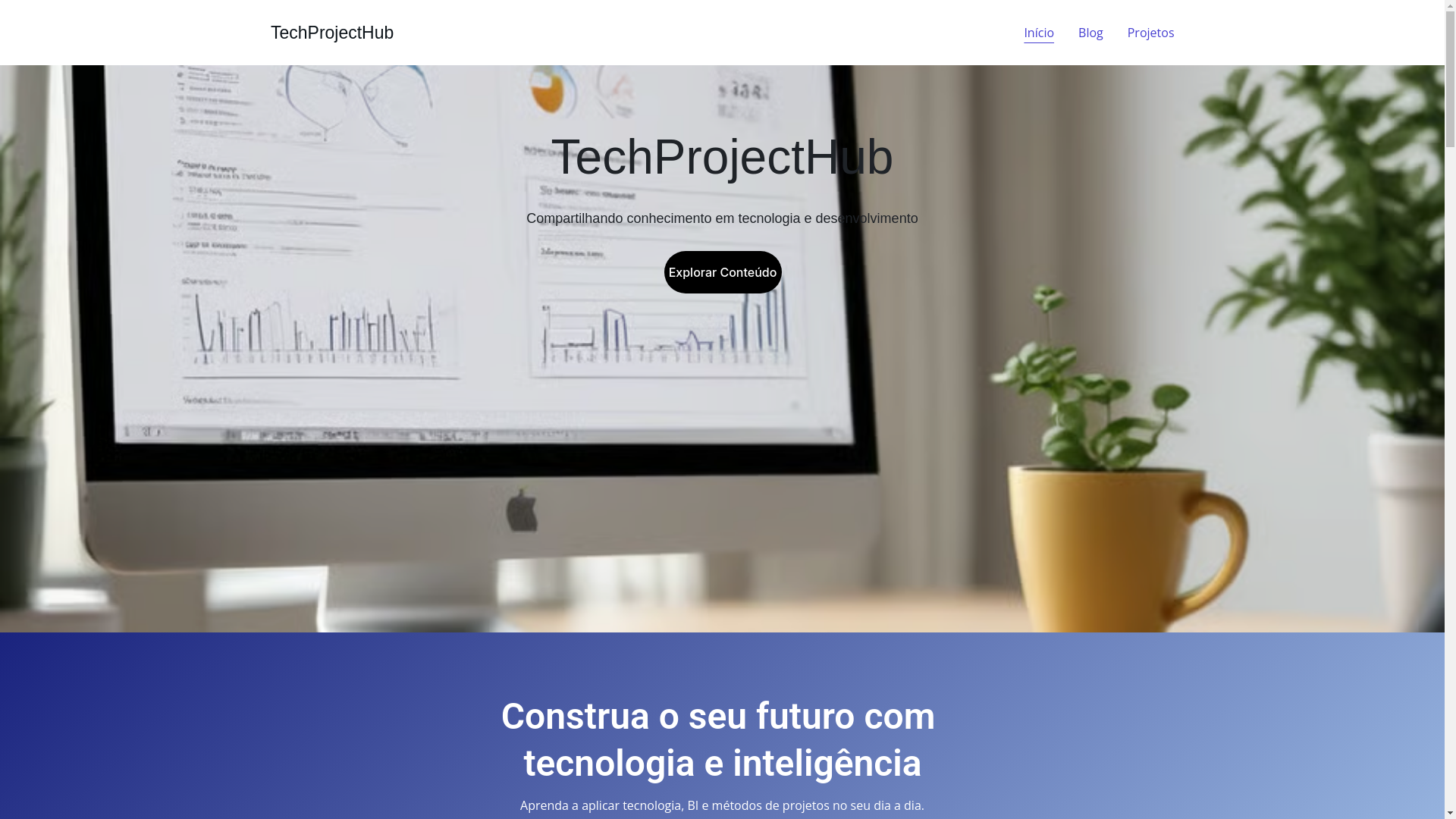 website screenshot of https://techprojecthub.site/