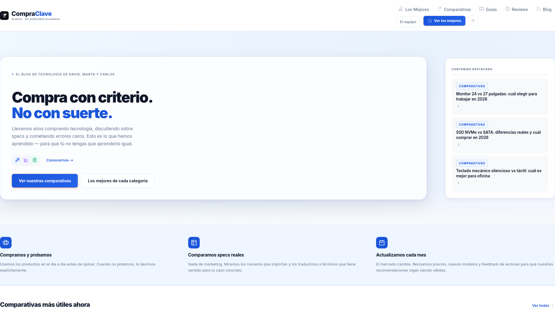 website screenshot of https://compraclave.pages.dev/