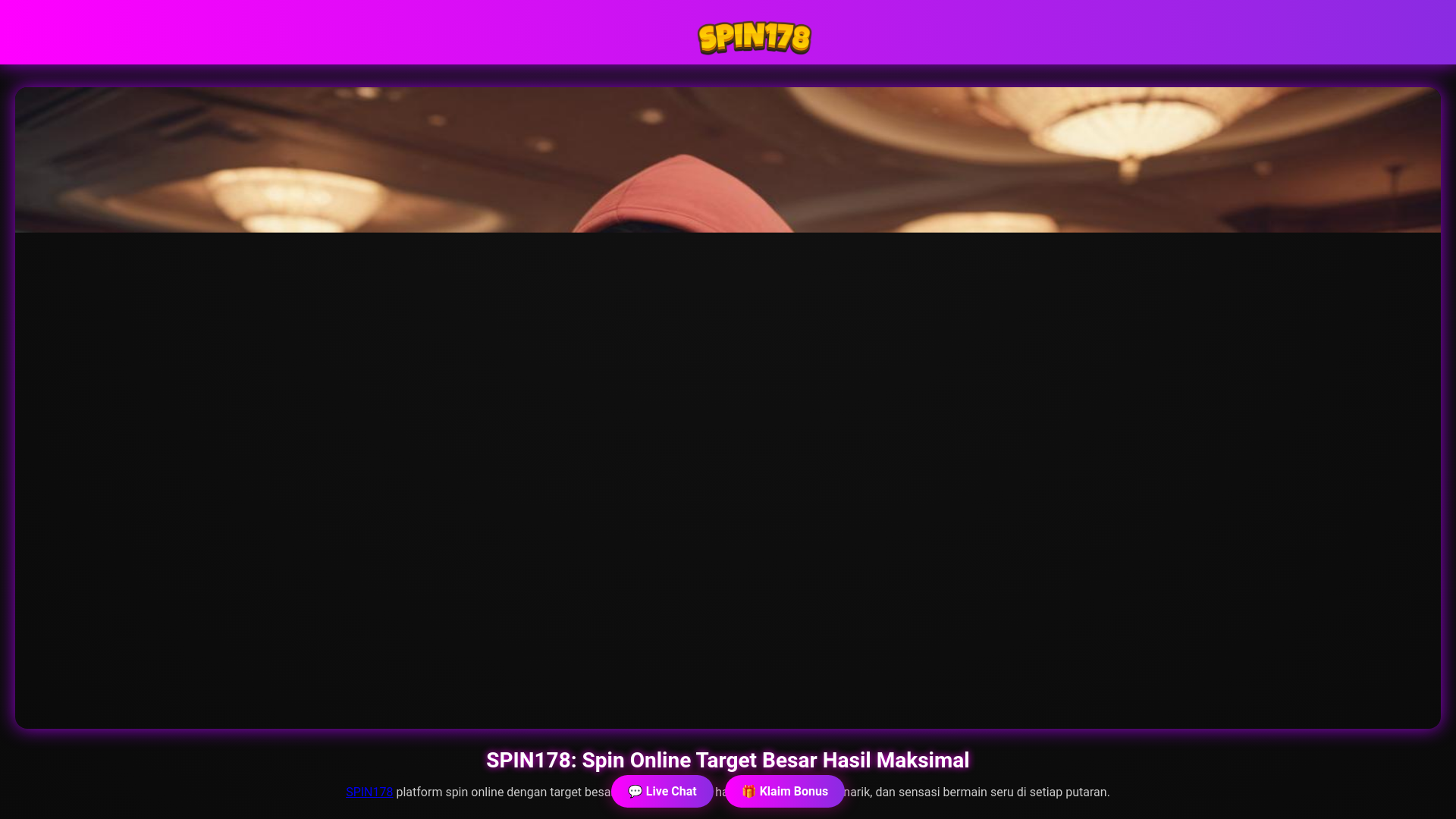 website screenshot of https://spin178bet.pages.dev/