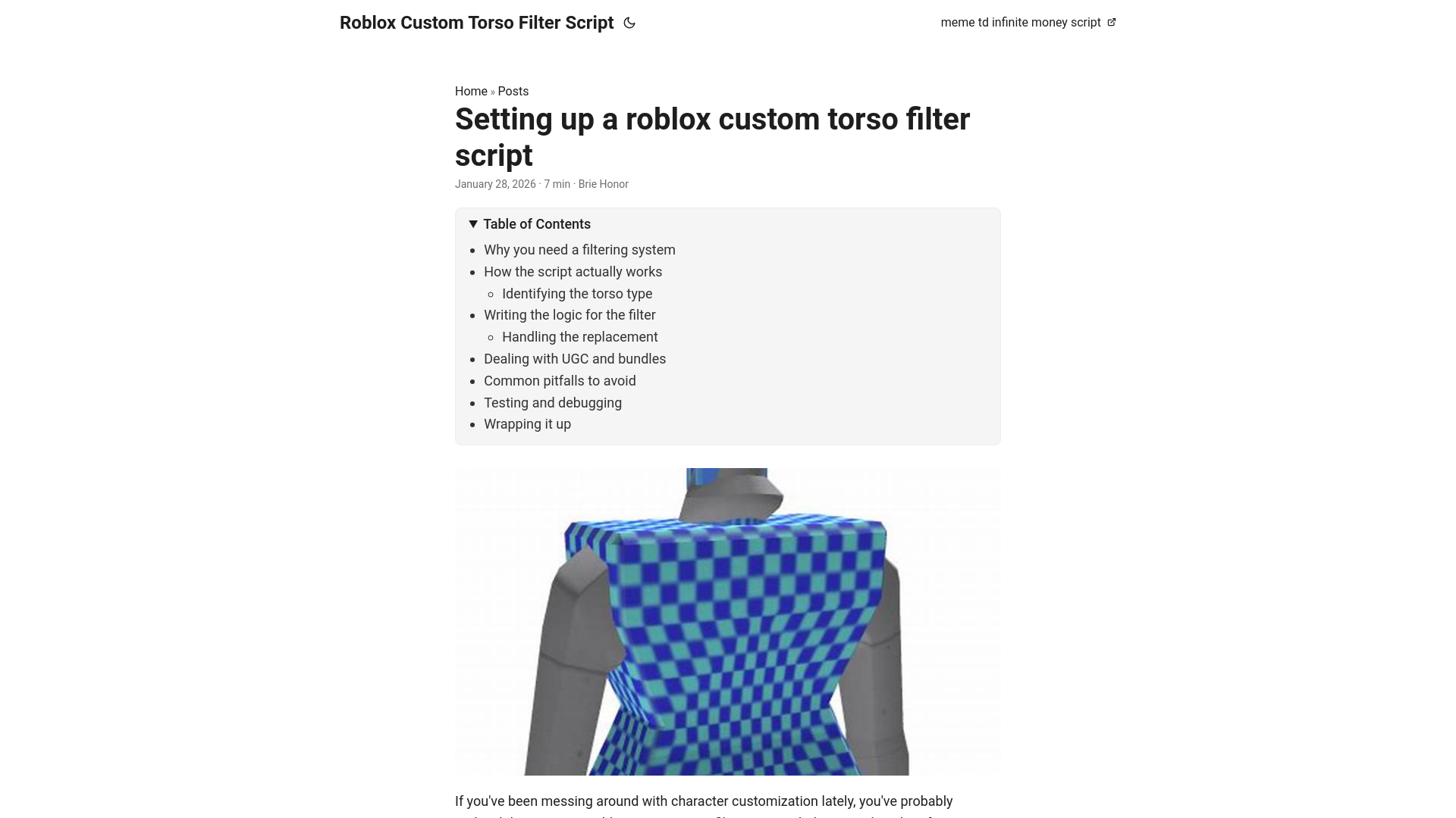 website screenshot of https://roblox-custom-torso-filter-script.pages.dev/