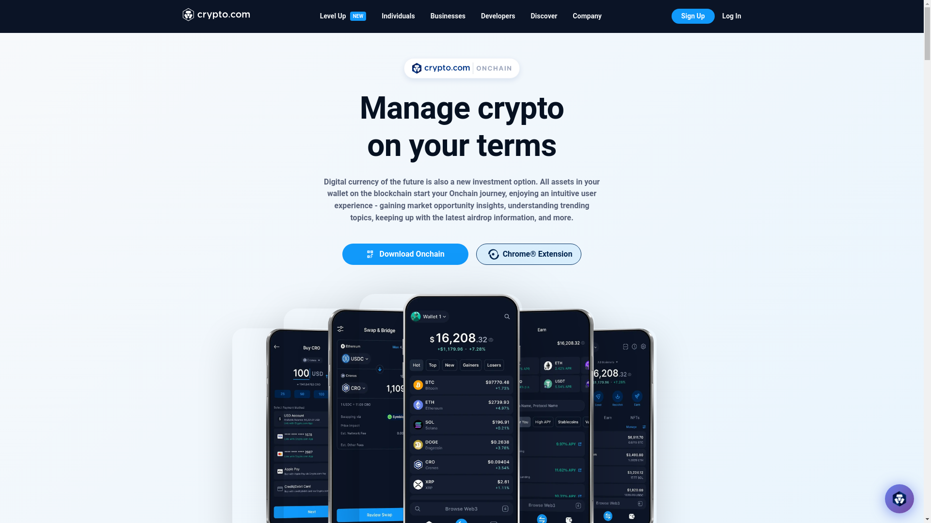 website screenshot of https://crypto-onchain.org/