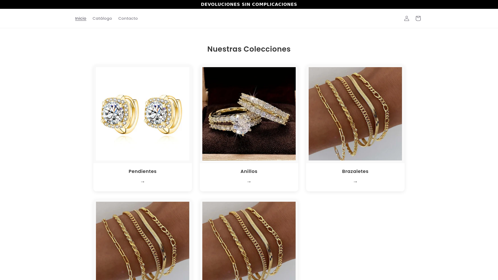 website screenshot of https://ortizjoyas.com/