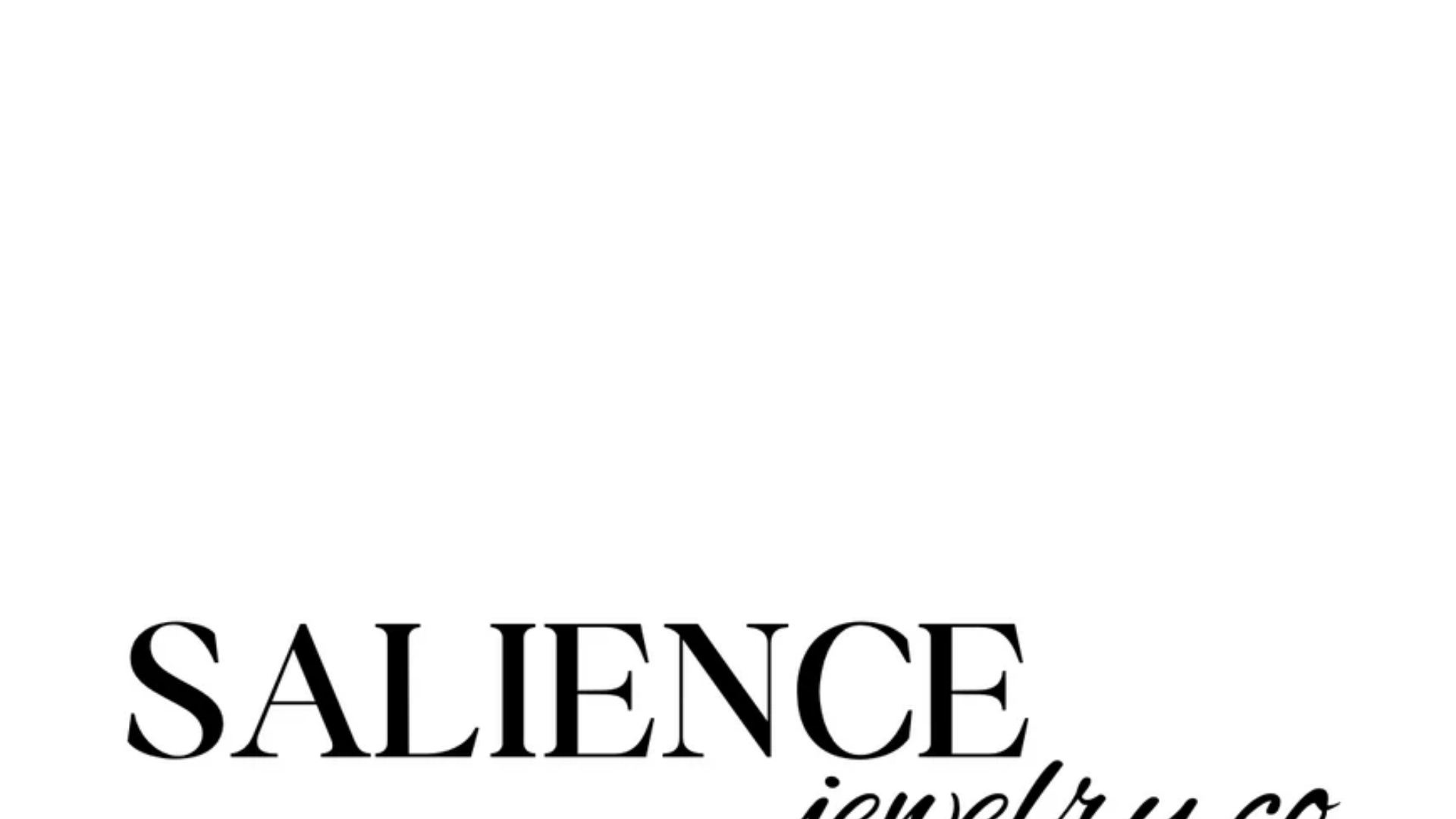 website screenshot of https://saliencejewelryco.com/