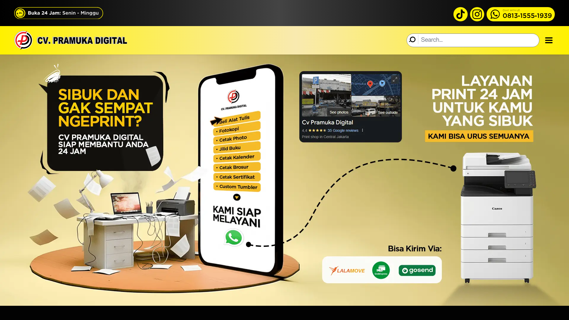 website screenshot of https://cvpramukadigital.com/