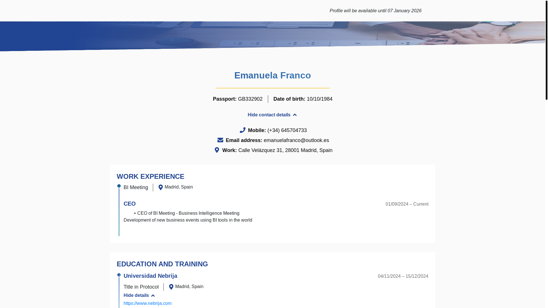 website screenshot of https://europa.eu/europass/eportfolio/api/eprofile/shared-profile/emanuela-franco/6c81b01b-c8b6-4650-8630-3f632822d4c2?view=html