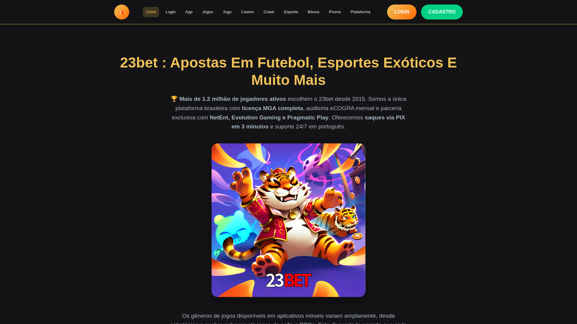 website screenshot of https://23betm1.com