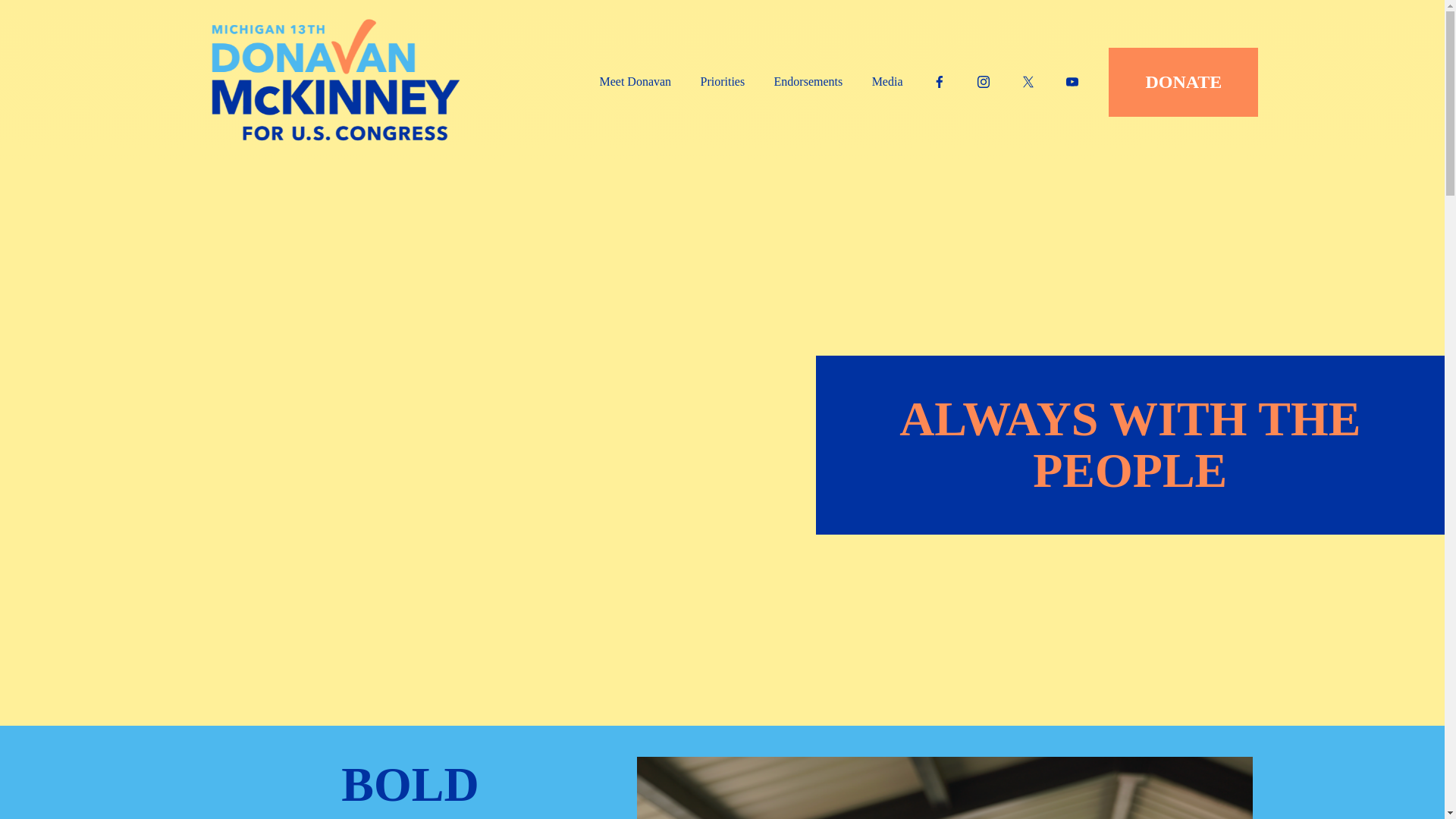 website screenshot of https://mckinney4mi.com/