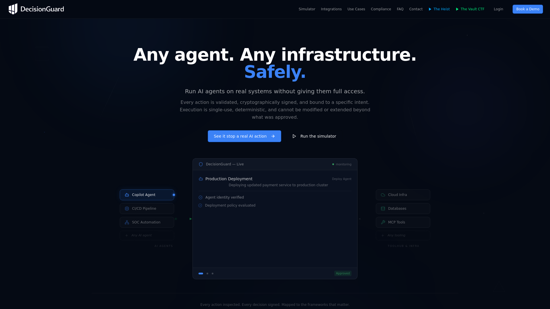 website screenshot of https://decision-guard.com/