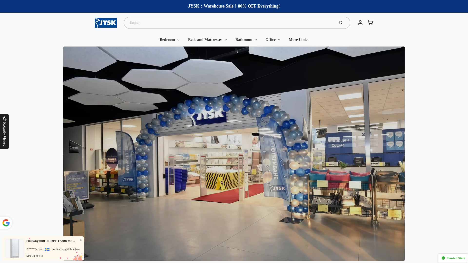 website screenshot of https://salejysk-eu.top