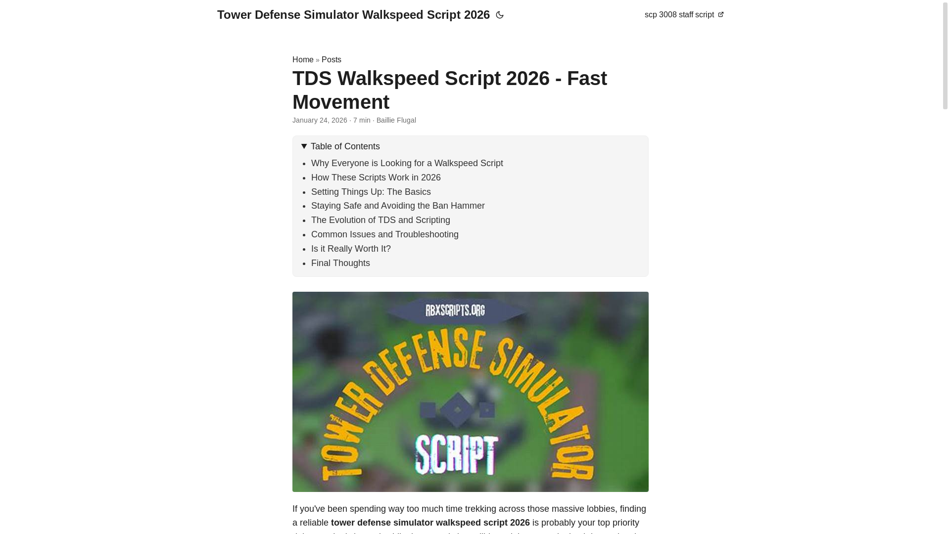 website screenshot of https://towerdefensesimulatorwalkspeedscript2026.pages.dev/