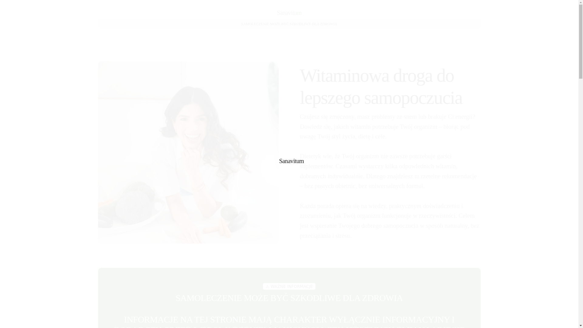 website screenshot of https://sanavitumb.info/