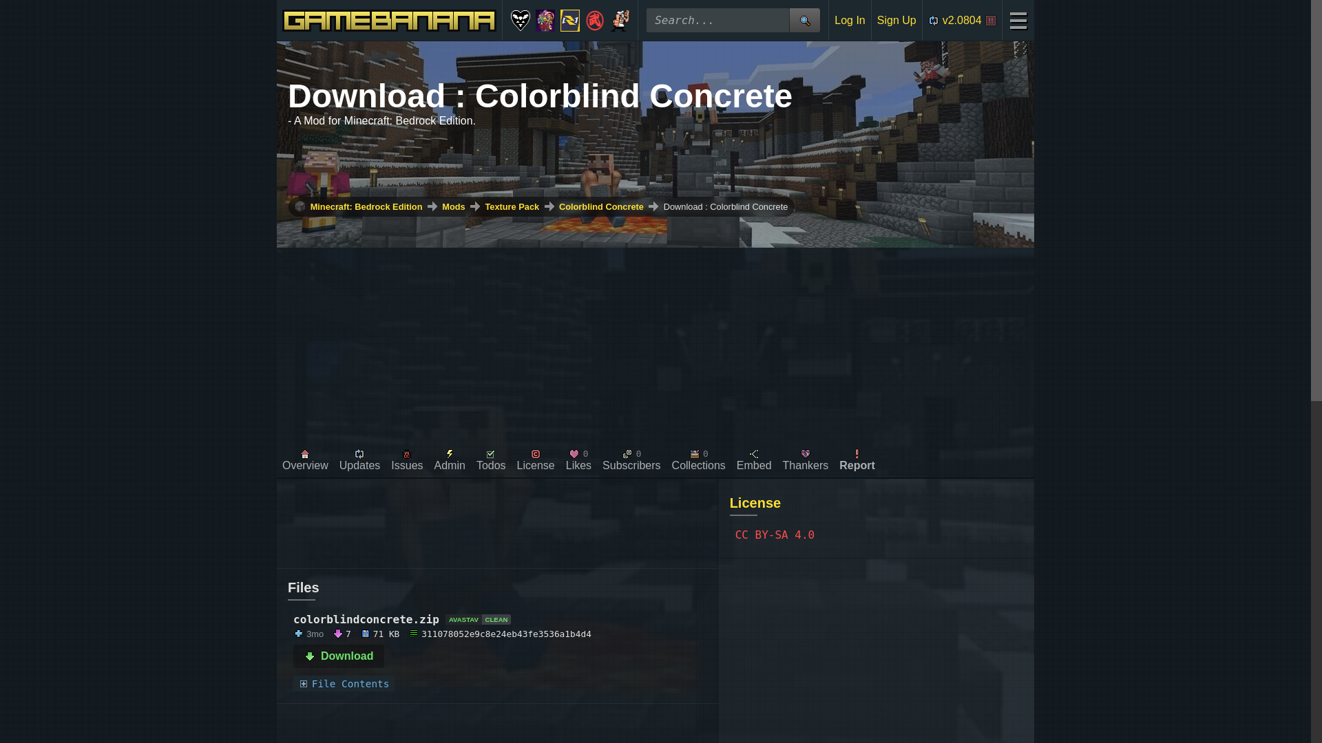 website screenshot of https://gamebanana.com/mods/download/590936#FileInfo_1428816