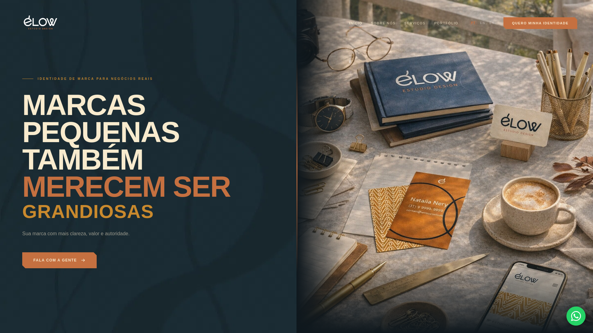 website screenshot of https://elow-estudio-design.pages.dev/