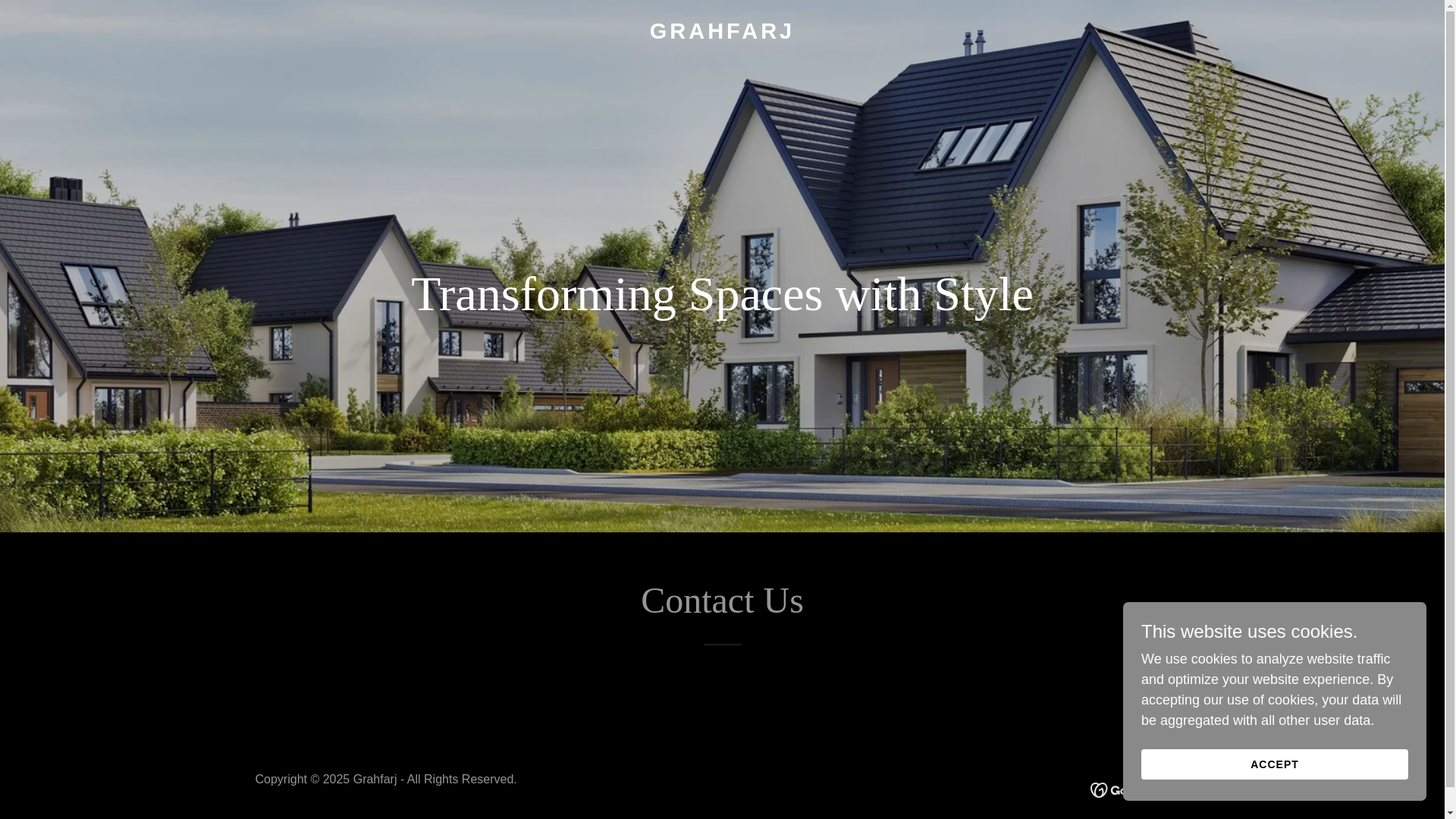 website screenshot of https://grahfarj.com/