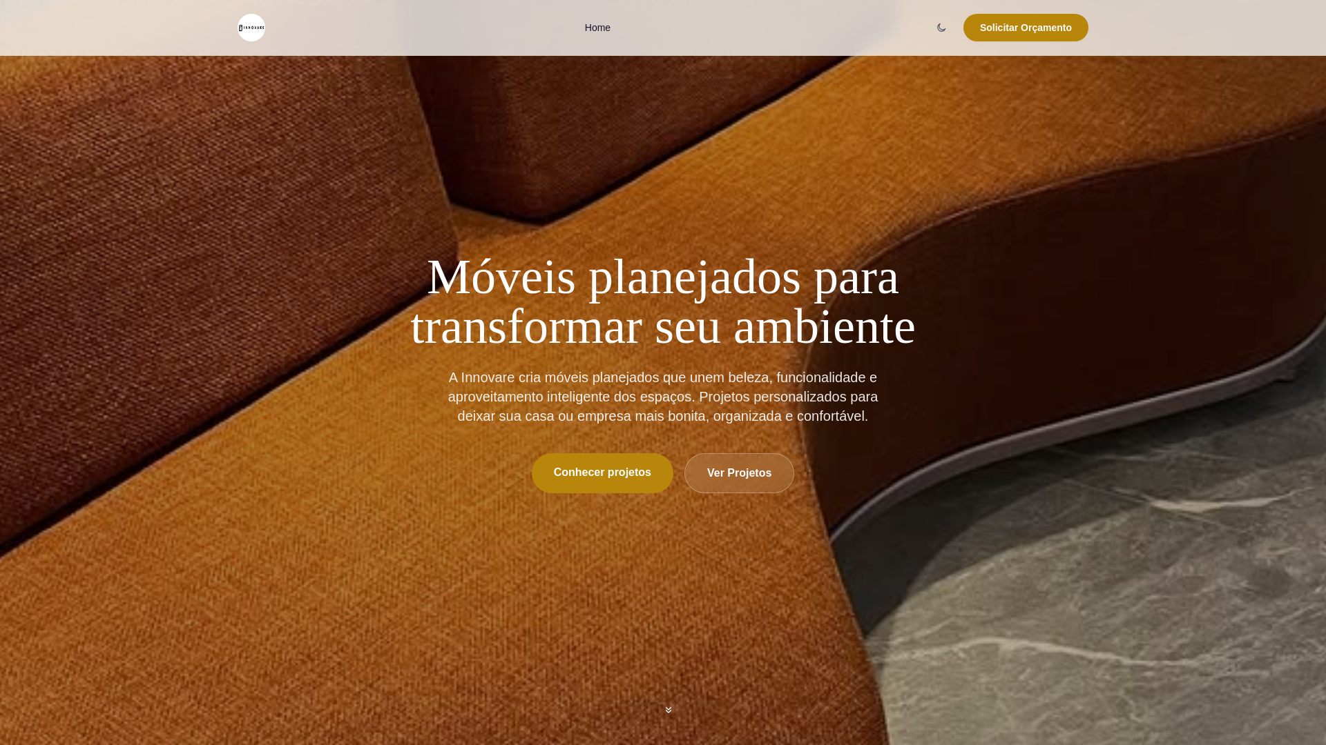 website screenshot of https://innovarepmw.com.br/